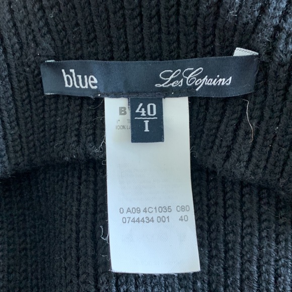 Les Copains black cropped sweater size medium - Picture 5 of 10